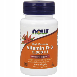Teraz potraviny Vitamín D3 Vitamín D-3 5000 IU 240CAPS
