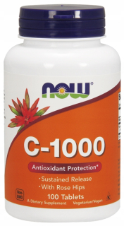 Teraz potraviny Vitamín C-1000 S predĺženým uvoľňovaním 100TAB