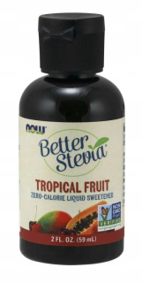 Teraz potraviny lepšie Stevia tekutiny 59ml aróma