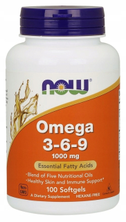 Teraz potraviny omega 3-6-9 1000mg 100 mäkké kapsuly