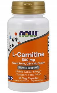 Spaľovač tuku - Teraz L-Carnitín 500mg 60 viečko L-karnitín