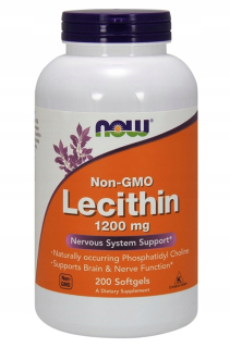 Teraz lecitín 1200 mg 200 mg 200. Lecitínová pamäť