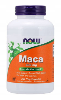 Testosterón - TERAZ MACA 500mg 250 CAPS POTENCIÁLNE ZVYŠUJE LIBIDO