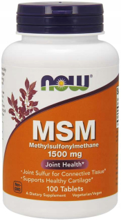 Ochrana kĺbov -  TERAZ MSM 1500 MG 100 T GOS KĹBY REGENERÁCIA SÍRA
