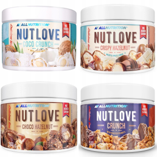 Nutlove súbor všetkých 4x500g krémov bez cukru
