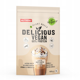 Proteín - NUTREND lahodný vegánsky proteín 450g peach proteín