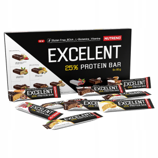 Proteín - NUTREND EXCELENT 9x85g NAJLEPŠÍ PROTEÍNOVÝ BAR