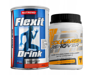 Ochrana kĺbov -  NUTREND FLEXIT DRINK 400G + TREC Kolagén 350g rybníky