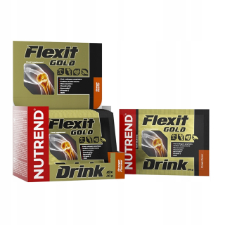 Ochrana kĺbov -  NUTREND FLEXIT DRINKA GOLD 10X 20G GLUKOSAMINE MSM