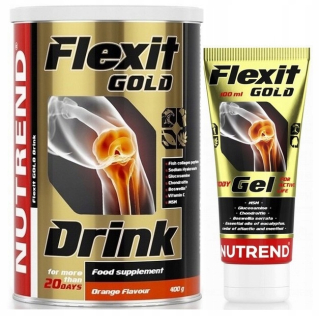 Ochrana kĺbov -  NUTREND FLEXIT DRINKA GOLD 400 + Poranenia poranenia
