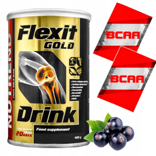 Ochrana kĺbov -  NUTREND FLEXIT DRIKA GOLD 400g glukozamínové rybníky!