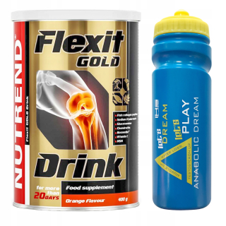 Ochrana kĺbov -  NUTREND FLEXIT DRINKA GOLD 400G Silné rybníky + Bidon