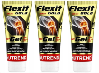 Ochrana kĺbov - NUTREND FLEXIT GOLD GOLD 3X100ML GEL RYSTOKOV