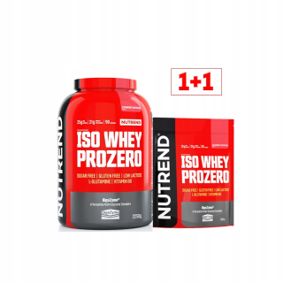 NUTREND ISO PROZERO 2250G + 500G PROMO 1 + 1 IZOLOVANIE