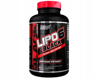 Nutrex Lipo 6 Black 120 Silný tuk Burner USA