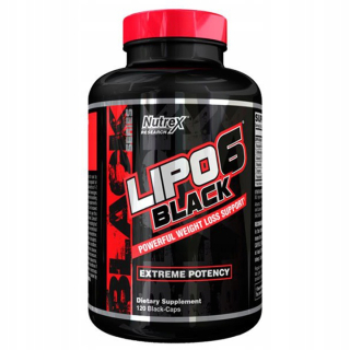 Spaľovač tuku - NUTREX LIPO 6 ČIERNY 120 ČAJOV SILNÝ TUKOVÝ HORÁK