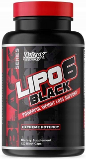 Spaľovač tuku - Nutrex Lipo 6 čierna extrémna účinnosť 120k horák