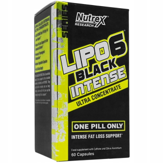 Spaľovač tuku - Nutrex Lipo 6 Black Intense 60K tukový pás