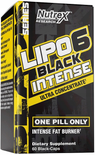 Spaľovač tuku - NUTREX LIPO 6 ČIERNA INTENZITA 60k HORÁK USA