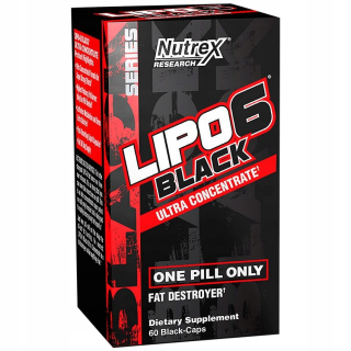 Spaľovač tuku - Nutrex Lipo 6 Black Mega Burner s USA 60K Thermo