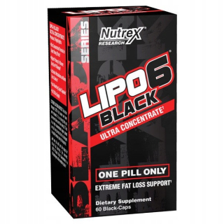 Spaľovač tuku - Nutrex Lipo 6 Black Ultra Silný horák USA 60 KAP