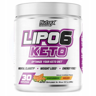 Spaľovač tuku - Nutrex lipo6 keto 288g chudnutie ketoza horák