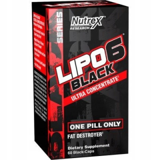 Spaľovač tuku - Nutrex Lipo-6 Black Ultra Koncentrát 60CAP USA !!!