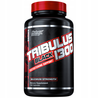 Testosterón - Nutrex Tribulus Black 1300mg 120K Testosterón USA
