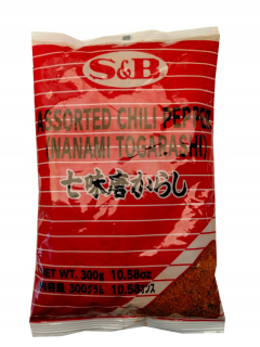 Ázijska kuchyňa - Nami Togarashi Mix 7 korenia 300 g S & B Japa