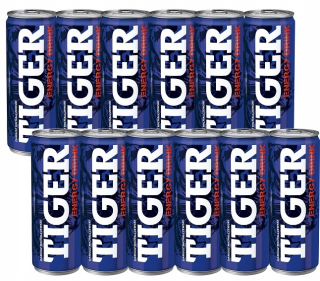 Energetický nápoj Maspex Tiger 250 ml 12ks