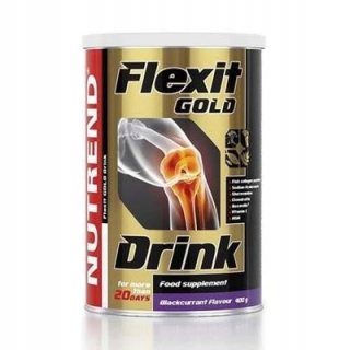 Ochrana kĺbov -  Nutrend Flexit Gold Drink 400g ríbezle
