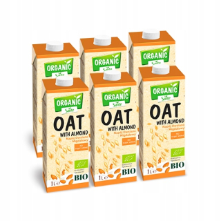 Pite Sante Organic OatMeal-ALMOND 1L 6PAK