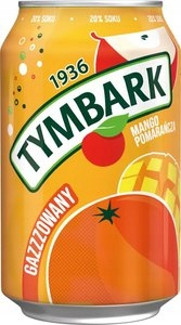 TYMBARK GAS € 0,33L Orange, Mango 12ks
