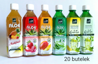 Tropical 20 x 500 ml aloe nápoj (MEGA MIX)