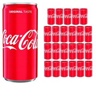 COCA COLA UHODOVANÝ NÁKROKA MÔŽE 200 ml X 24 plechoviek