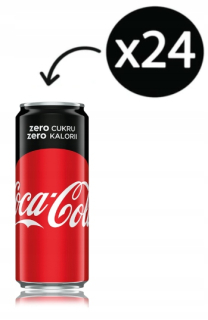 COCA-COLA ZERO BURTERU 200ML X 24PC
