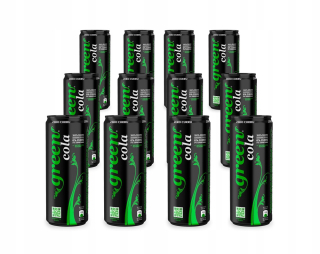 Sýtený nápoj Green Cola 330ml bez cukru 12 ks.