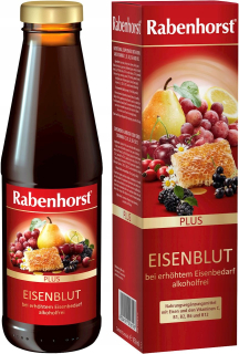 Ovocie a bylinný nápoj so železom a vitamínmi 450ml