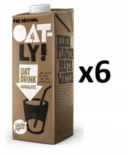 Ovsený nápoj Chocolate Oatly 1 liter x6 SADA