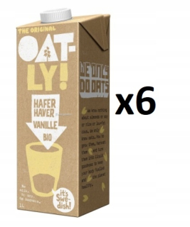 Oatly drink OATLY VANILLA BIO 1 LITER X6 SET