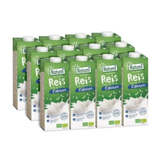 Ryžový nápoj s vápnikom z morských rias Sada 12x 1L