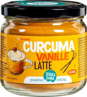 Nápojový prášok s kurkumou a vanilkou latte bio 150