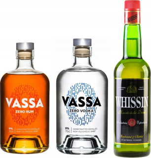 Nealkoholické nápoje WHISKEY VODKA RUM 0% 2,1L