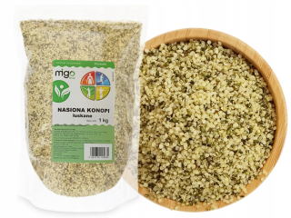 Semená HEMP, vylúpané 1 kg - MIGOgroup