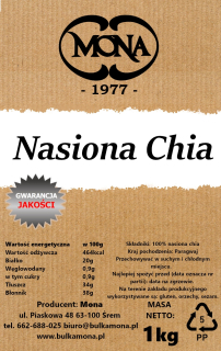Chia Seeds Salvia Španielska 5kg