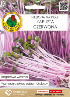 Semená na výhonkoch červenej kapusty 500g