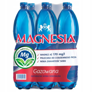 Prírodná minerálna voda magnézia 6x1,5l