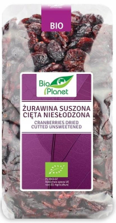 Sušené ovocie - Prírodný SUŠENÝ REZANÝ Brusnicový rez bez BEZ CUKRU 400g