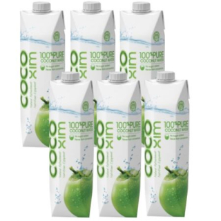 Prírodná kokosová voda 100% SET 6X 1L