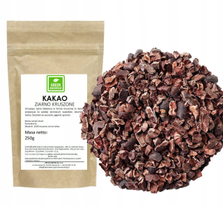 Prírodné kakaové surové drvené zrná 500g